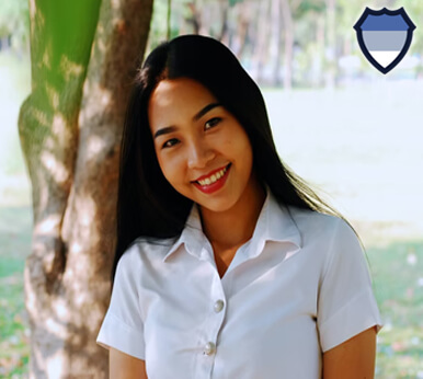 Thai woman smiling