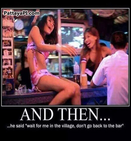 Thai bar girl scam meme