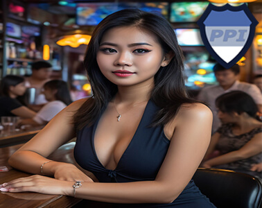 Lady in a Thai bar