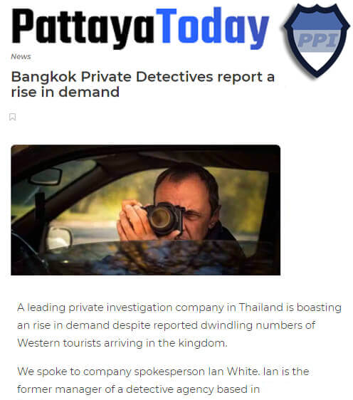 Private Investigators in Thailand News