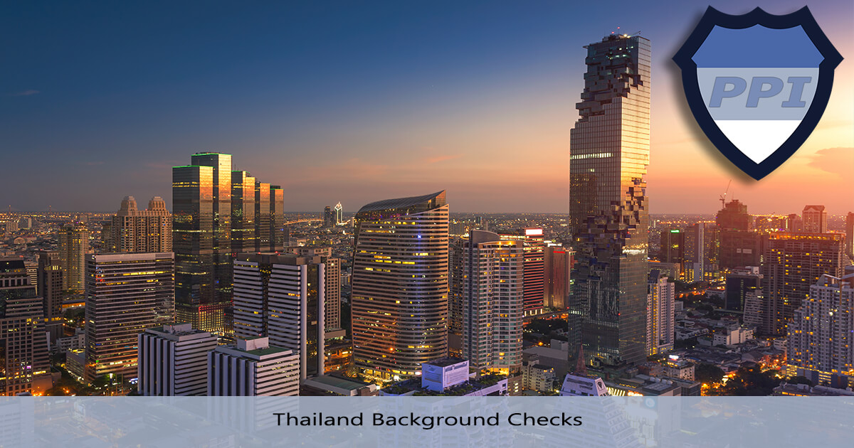 Skyskrapers in Bangkok- Thailand Background Checks